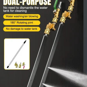 40/60cm Car Radiator Cleaning Tool Water Tank Condenser Car Radiator Water Gun Free Cleaning Tool