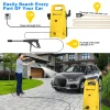 Electric High Pressure Washer,Portable Power Washer with Spray Gun &1-180°Adjustable Nozzle ,for Cars,Patios and Floor Cleaning - Image 4