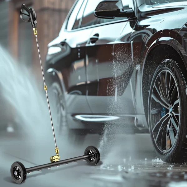 22 Inch Undercarriage Pressure Washer Surface Cleaner Power Washer Attachment Water Broom 1/4" Quick Connector Karcher Lavor - Image 2