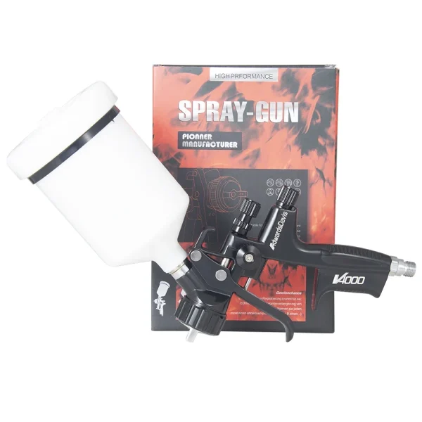 Plum Blossom Nozzle V-shaped HVLP 1.3mm Gravity High Atomization Spray Gun Automotive Sheet Metal Furniture Paint Spray Gun - Image 6