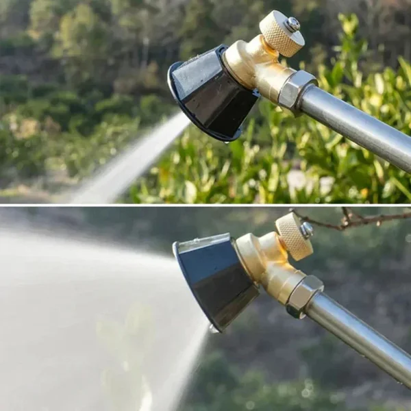 Garden Hose Nozzle, High pressure Pesticide Sprayer Nozzle, High Power Leak Proof Adjustable Hose Sprayer Nozzle for Lawn/Garden - Image 2