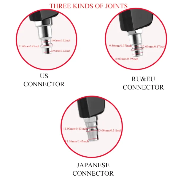 Car Wash Accessories Tornado Car Interior Deep Cleaning Dust Gun High-Pressure Pneumatic Spray Gun Car Wash Dust Gun With Brush - Image 5