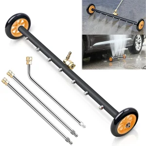 22 Inch High-Pressure Water Broom 1/4 Quick Connector Water Broom Under Car Chassis Floor Wash Car Chassis High Pressure Washer