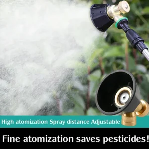 Garden Hose Nozzle, High pressure Pesticide Sprayer Nozzle, High Power Leak Proof Adjustable Hose Sprayer Nozzle for Lawn/Garden