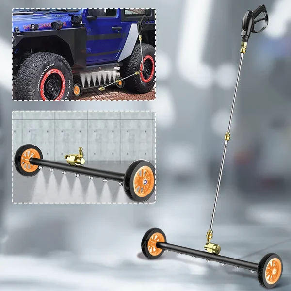 22 Inch High-Pressure Water Broom 1/4 Quick Connector Water Broom Under Car Chassis Floor Wash Car Chassis High Pressure Washer - Image 2